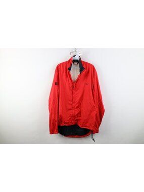 Vintage 90s Trek Cycling Mens Medium Distressed Waterproof Bicycle Rain Jacket